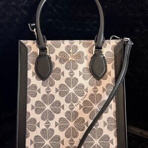 Kate Spade Black and Cream Crossbody Bag